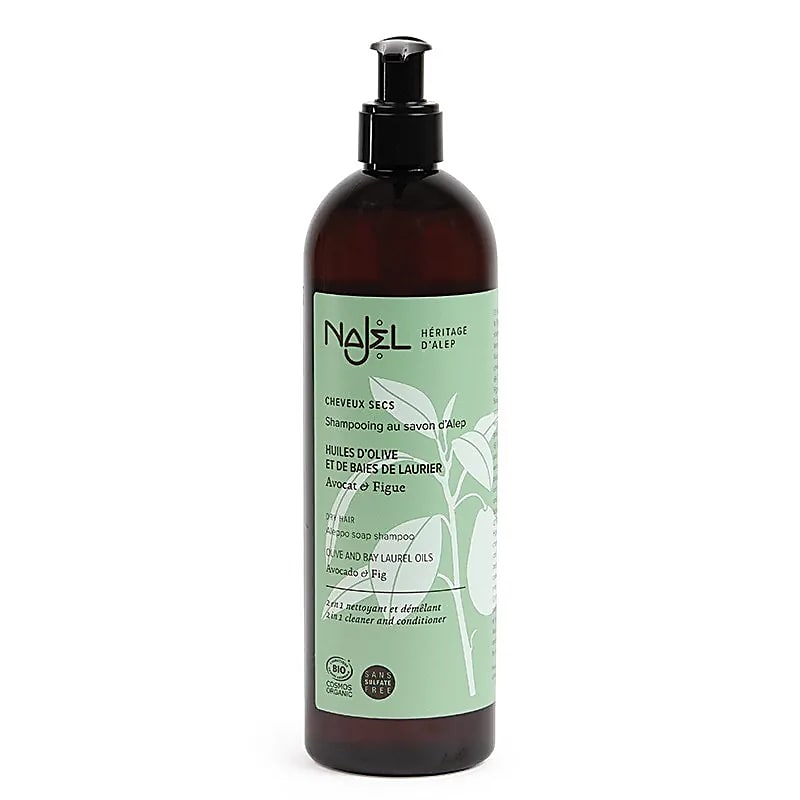 Biologische milde olijfzeep shampoo en conditioner ineen, zonder SLS, zonder agressieve sulfaten. 