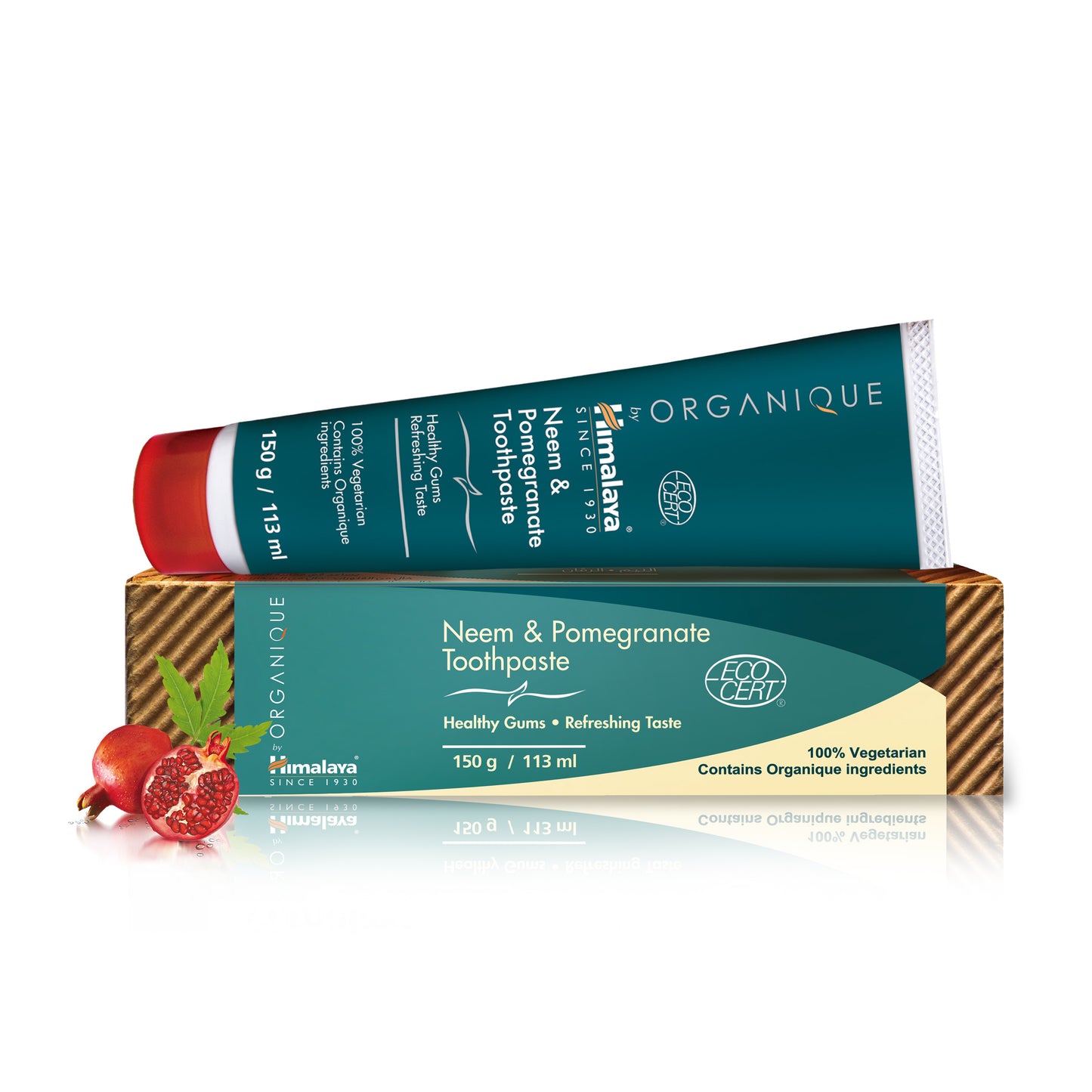 Organic Neem &amp; Pomegranate Toothpaste, 150g