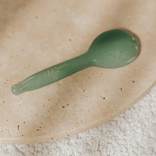 Moonie Aventurijn facial Gua Sha spoon