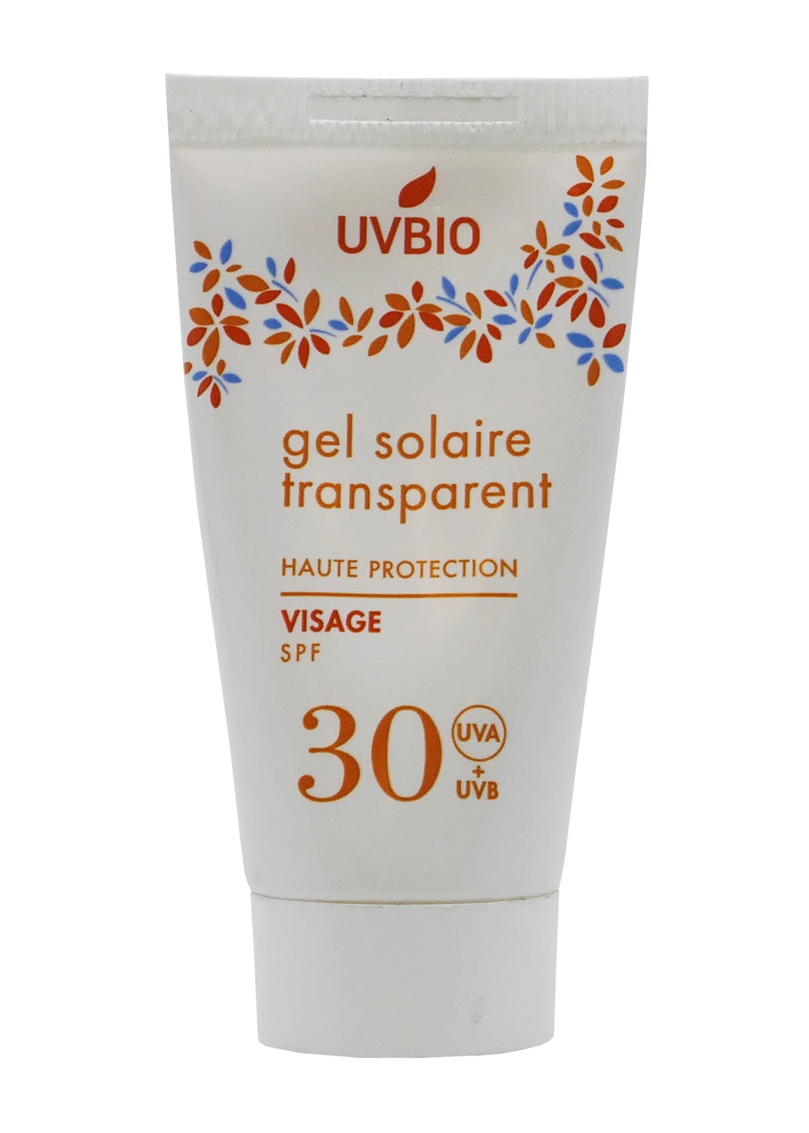 Deze zonnegel van UVBIO biedt een optimale bescherming voor het gezicht. IHet bevat karanja-olie, zonnebloemolie en jojoba-olie in combinatie met titaniumdioxide en zinkoxide. 