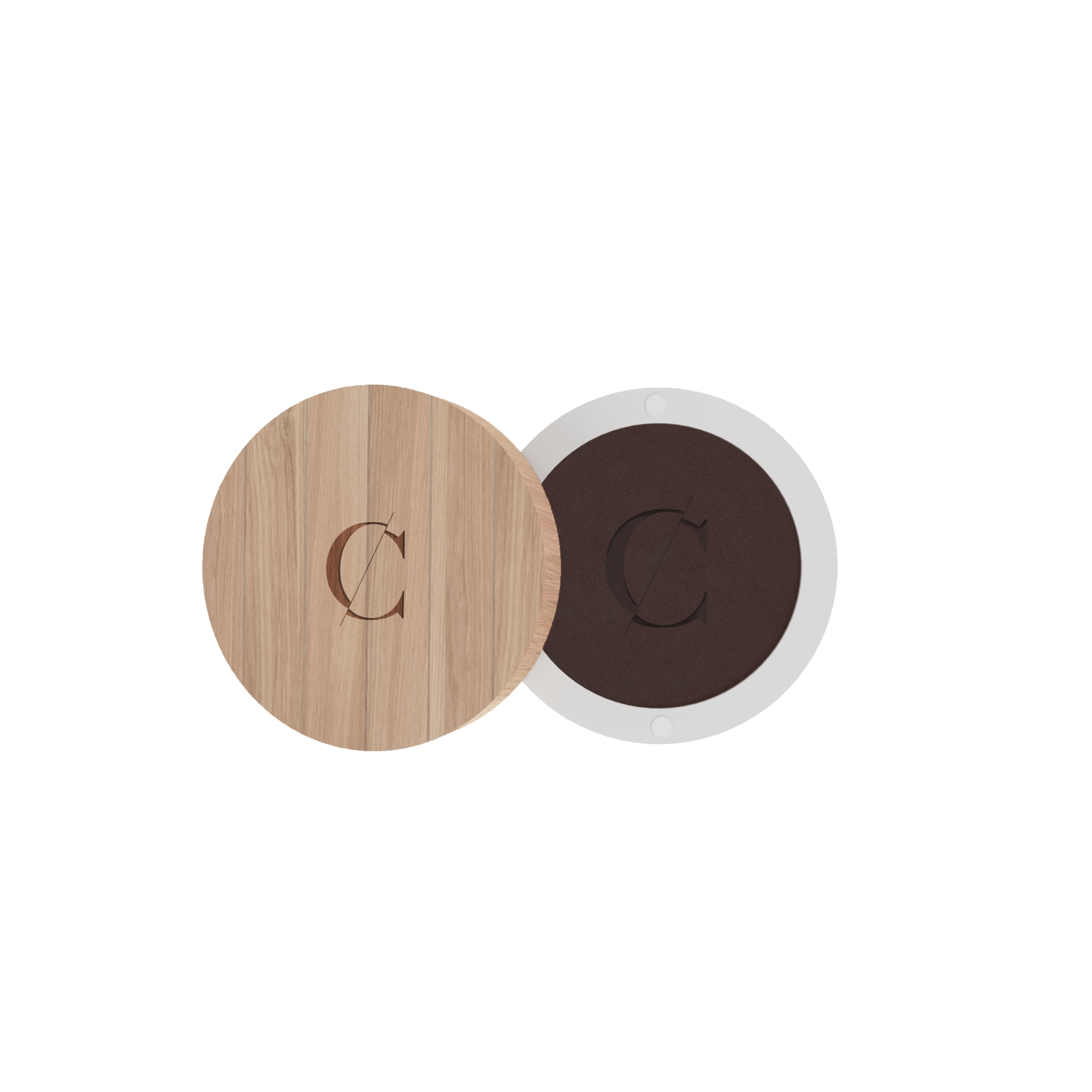De natuurlijke en biologische oogschaduw van Couleur Caramel bevat een sterke concentratie van pigmenten.