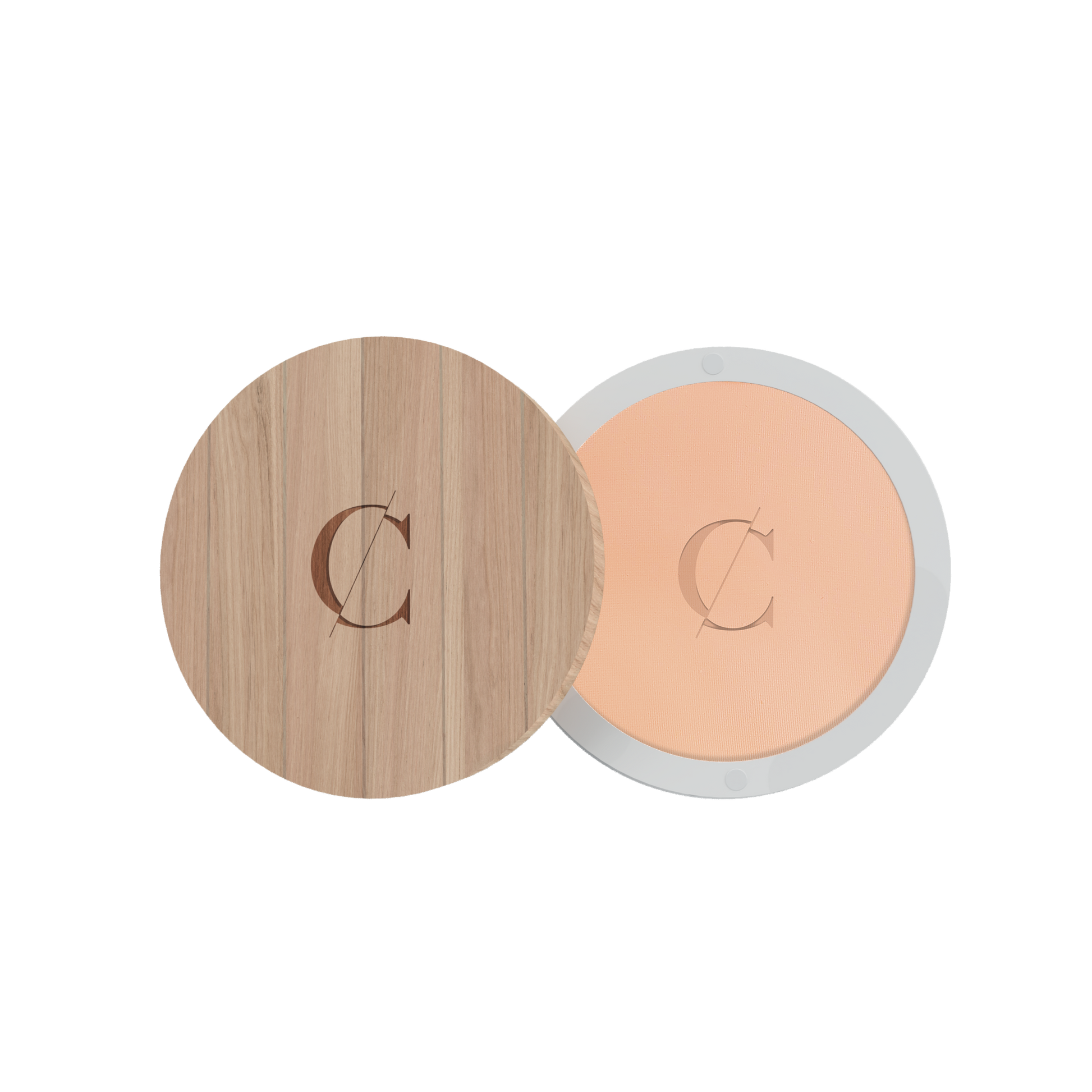 Deze natuurlijke gezichtspoeder van Couleur Caramel fixeert de teint van de huid, en deze biologische compactpowder maakt de huid mat en egaal.