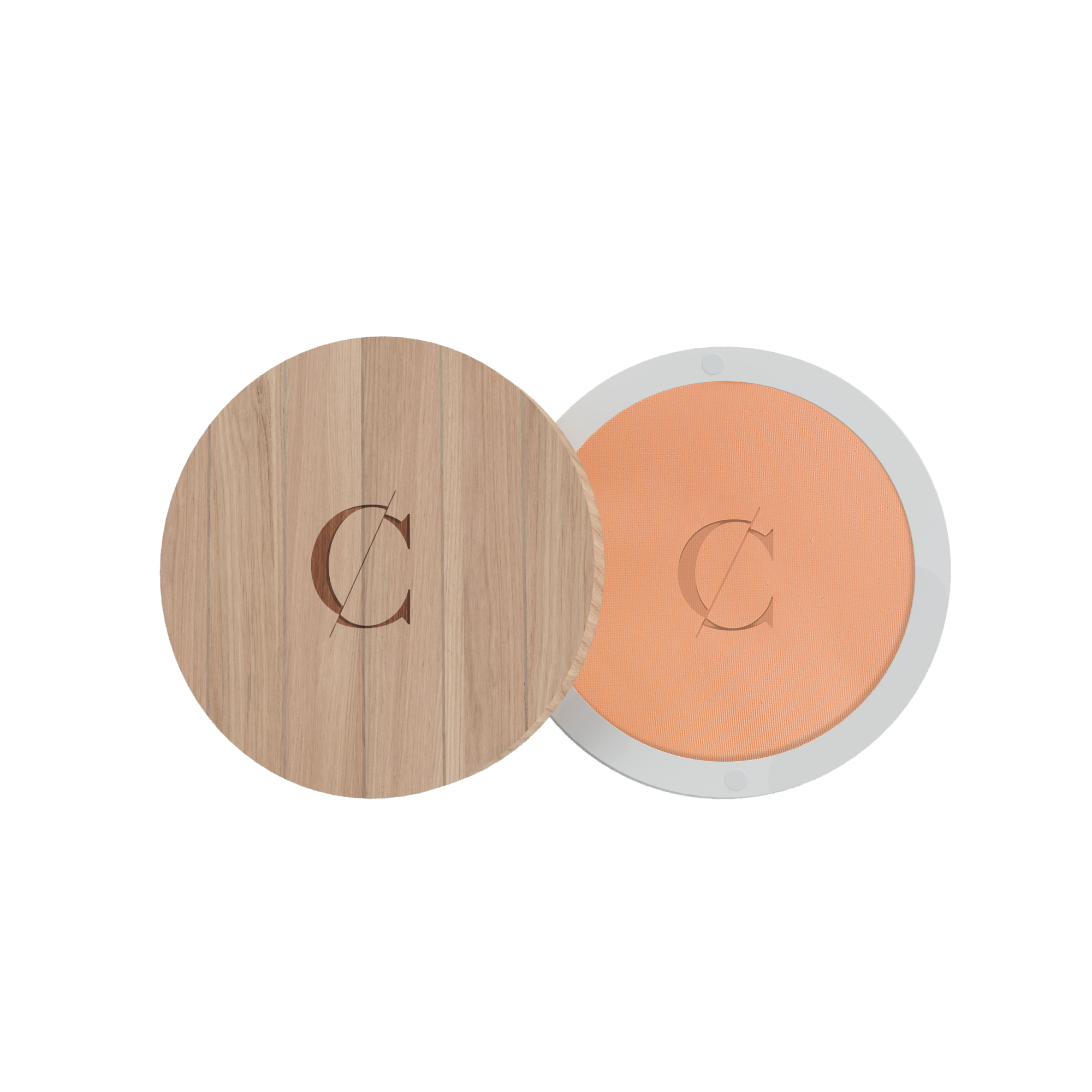 Deze natuurlijke gezichtspoeder van Couleur Caramel fixeert de teint van de huid, en deze biologische compactpowder maakt de huid mat en egaal. 