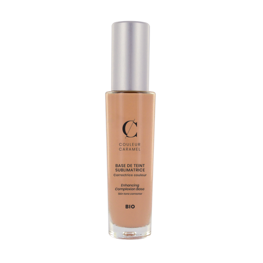 Happy met je huid door deze fijne Skin Tone Corrector van Couleur Caramel  Een onmisbaar product om je huid voor te bereiden en te perfectioneren.